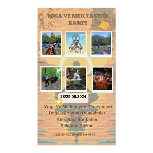 ERİKLİ ŞELALESİ  YOGA  VE  MEDITASYON KAMPI